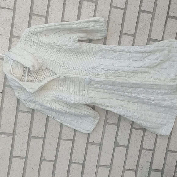 White Sweater Jacket - Picture 2 of 9